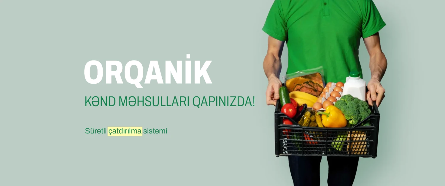 Orqanik məhsullar promo